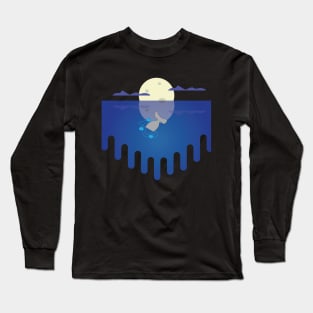 Night Moonlight Long Sleeve T-Shirt